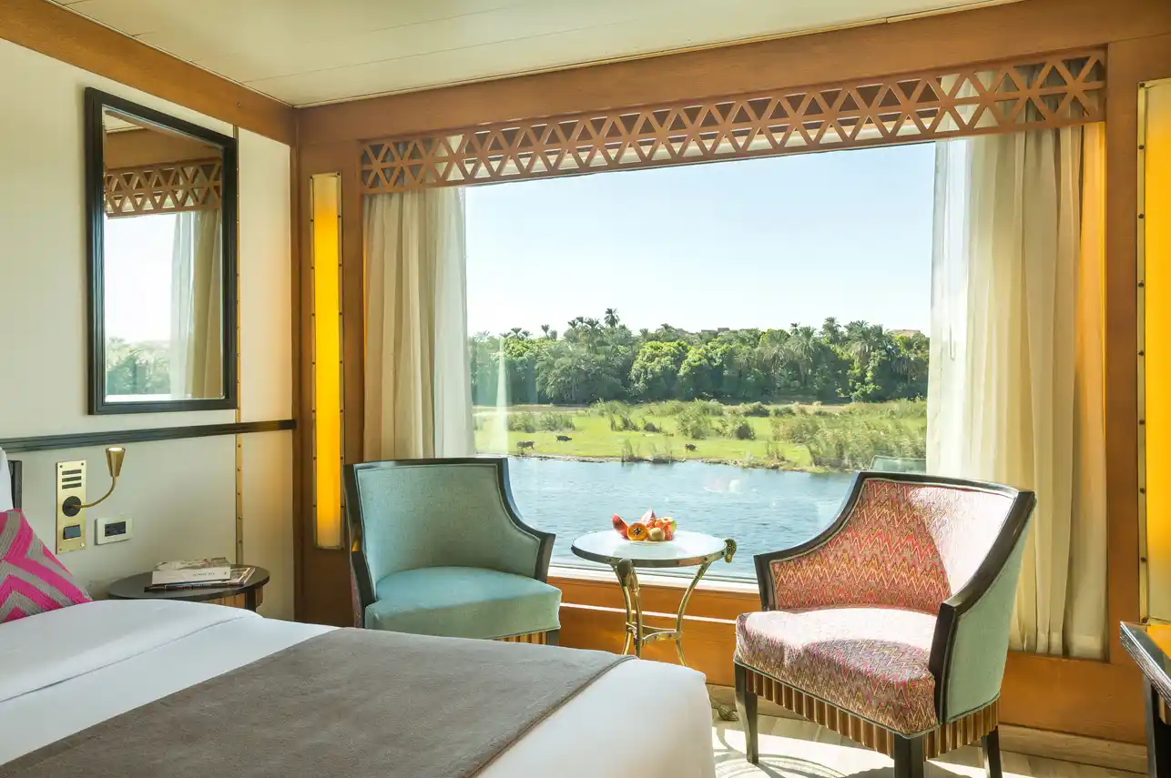 Cabin aboard the MY Alyssa Nile Cruise Nile cruise